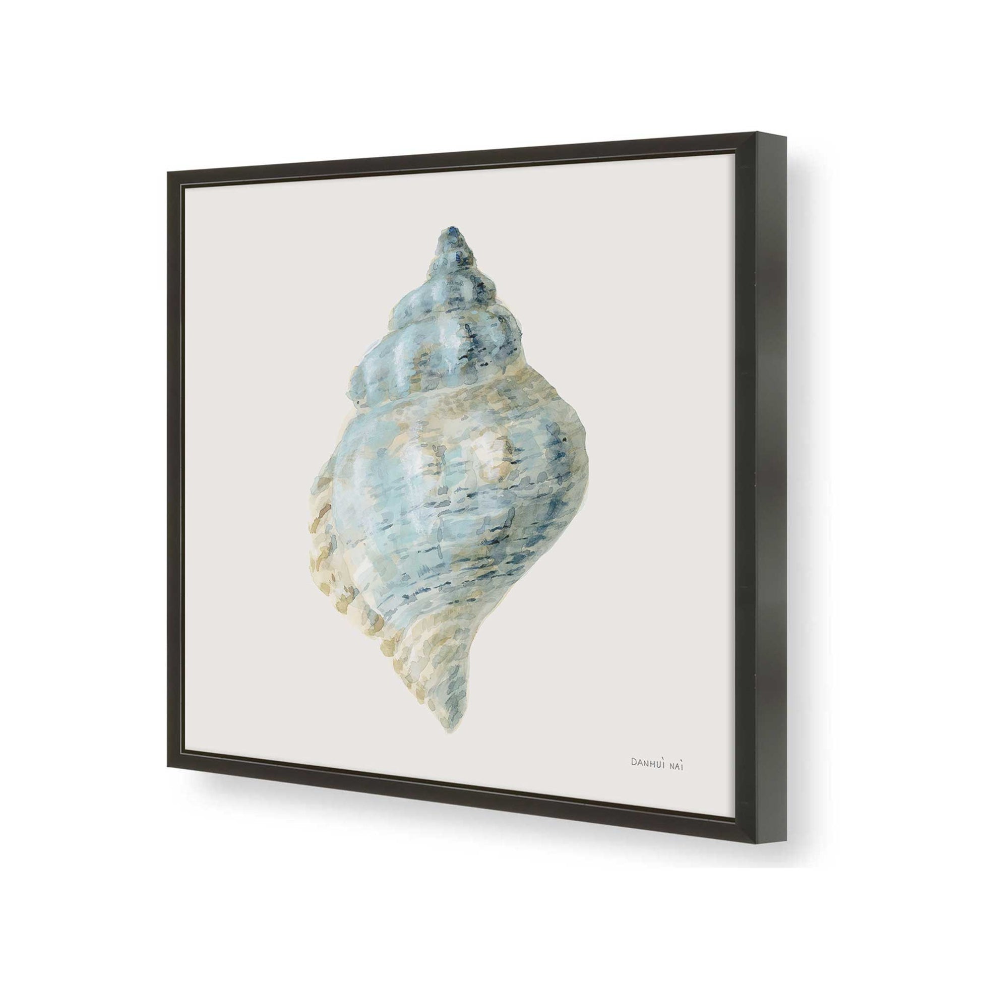 [Color:Satin Black], Picture of art in a Satin Black frame at an angle