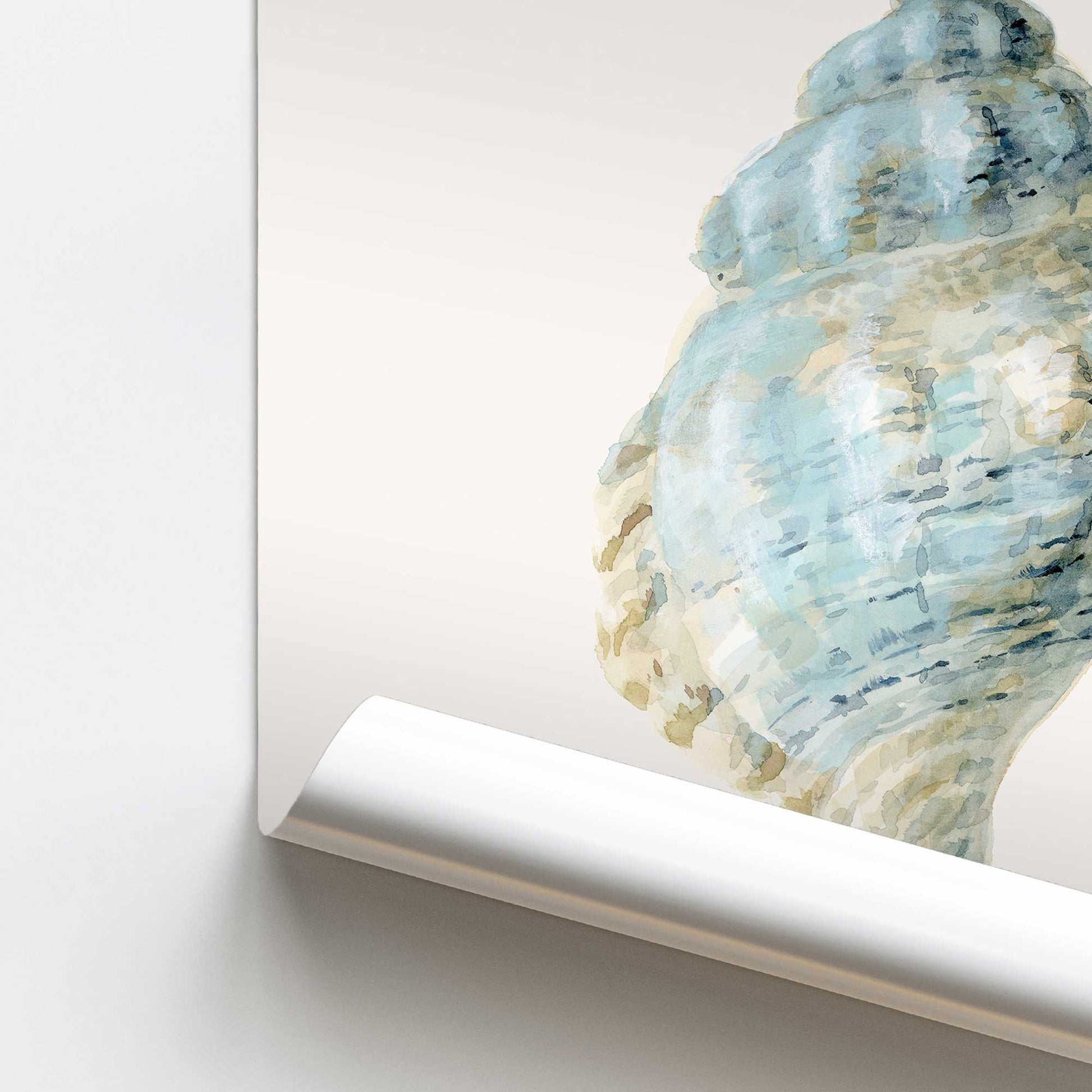 [color:Rolled Print], Picture of close up of art
