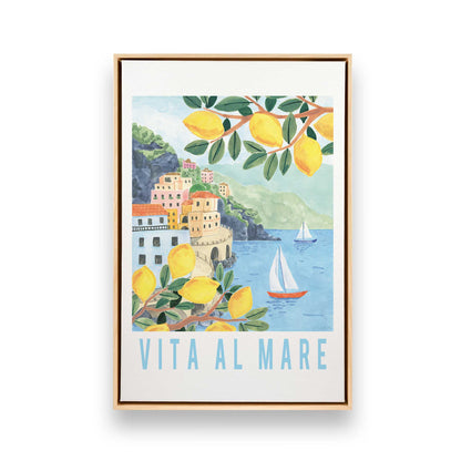 [Color:American Maple], Picture of art in a American Maple frame