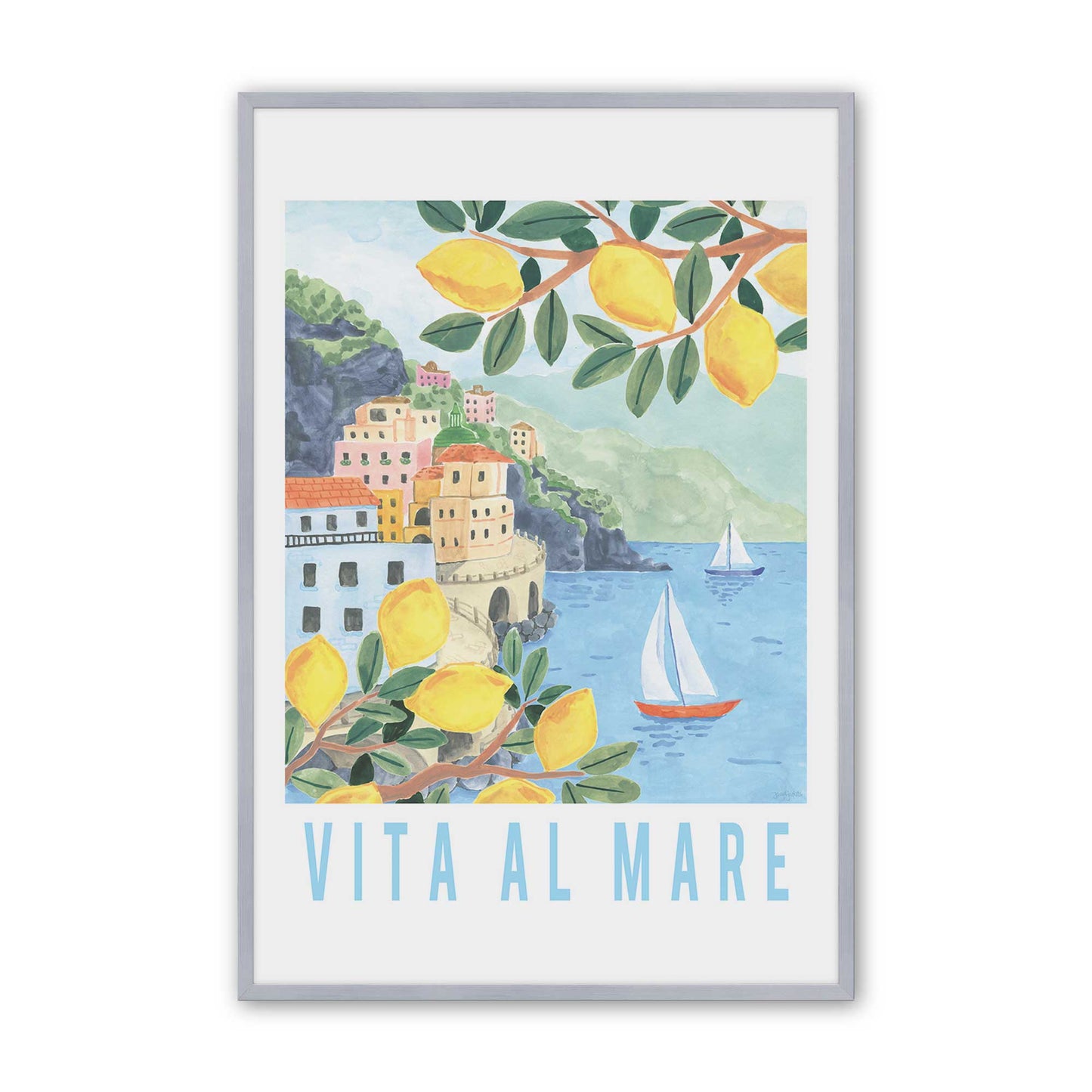 [Color:Polished Chrome], Picture of art in a Polished Chrome frame