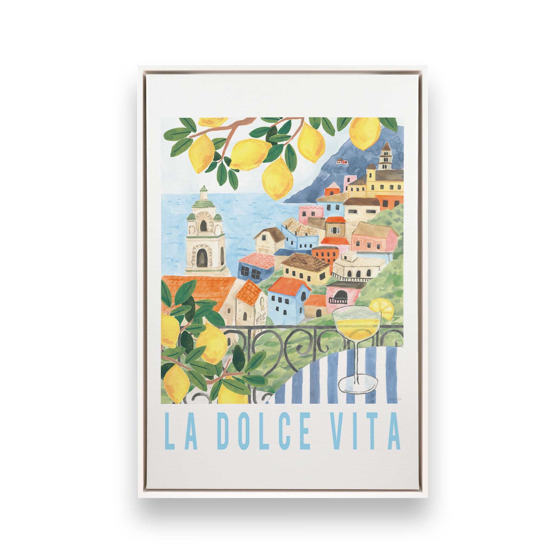 [Color:Opaque White], Picture of art in a White frame