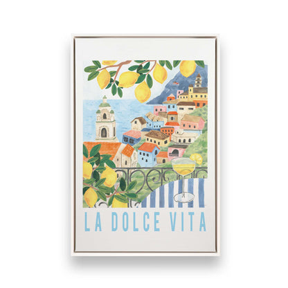 [Color:Opaque White], Picture of art in a White frame