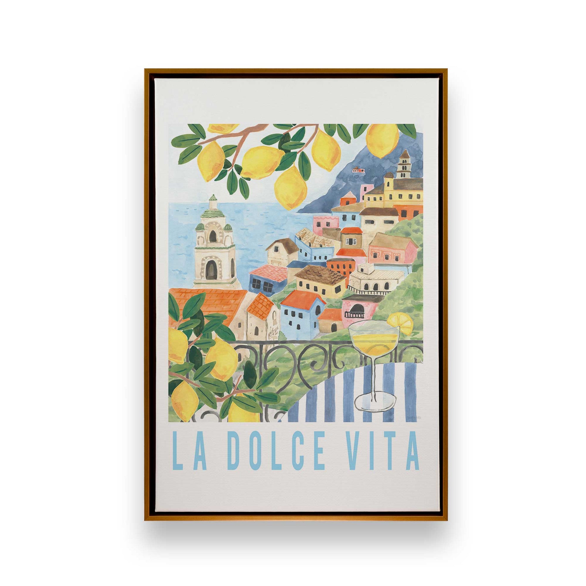 [Color:Polished Gold], Picture of art in a Polished Gold frame