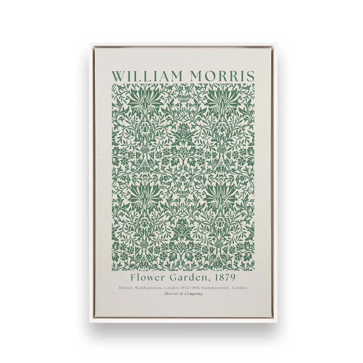 [Color:Opaque White], Picture of art in a White frame