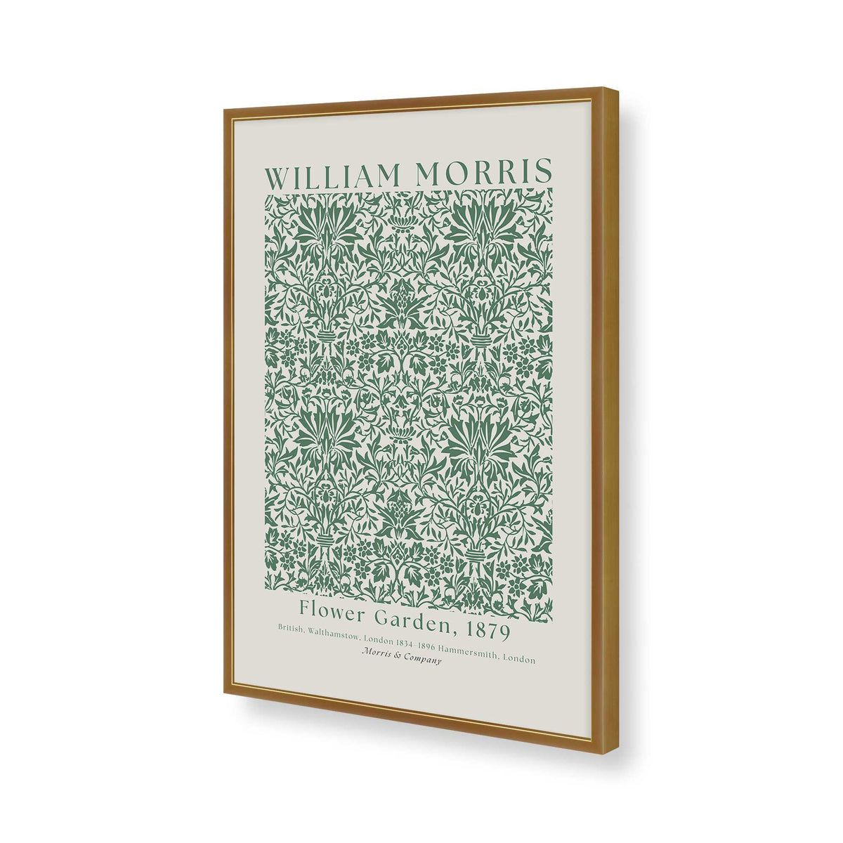 [Color:Polished Gold], Picture of art in a Polished Gold frame of the corner