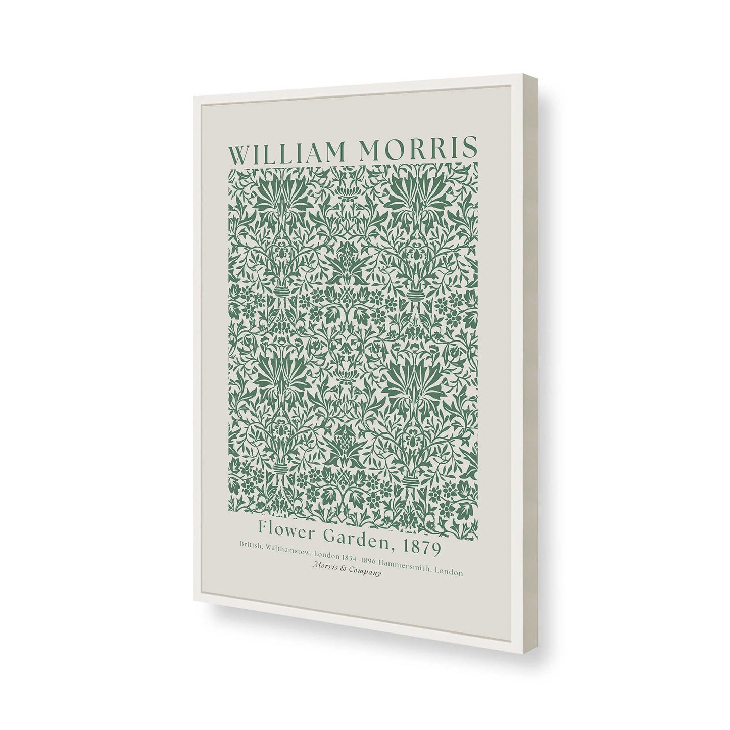 [Color:Opaque White], Picture of art in a Opaque White frame of the corner