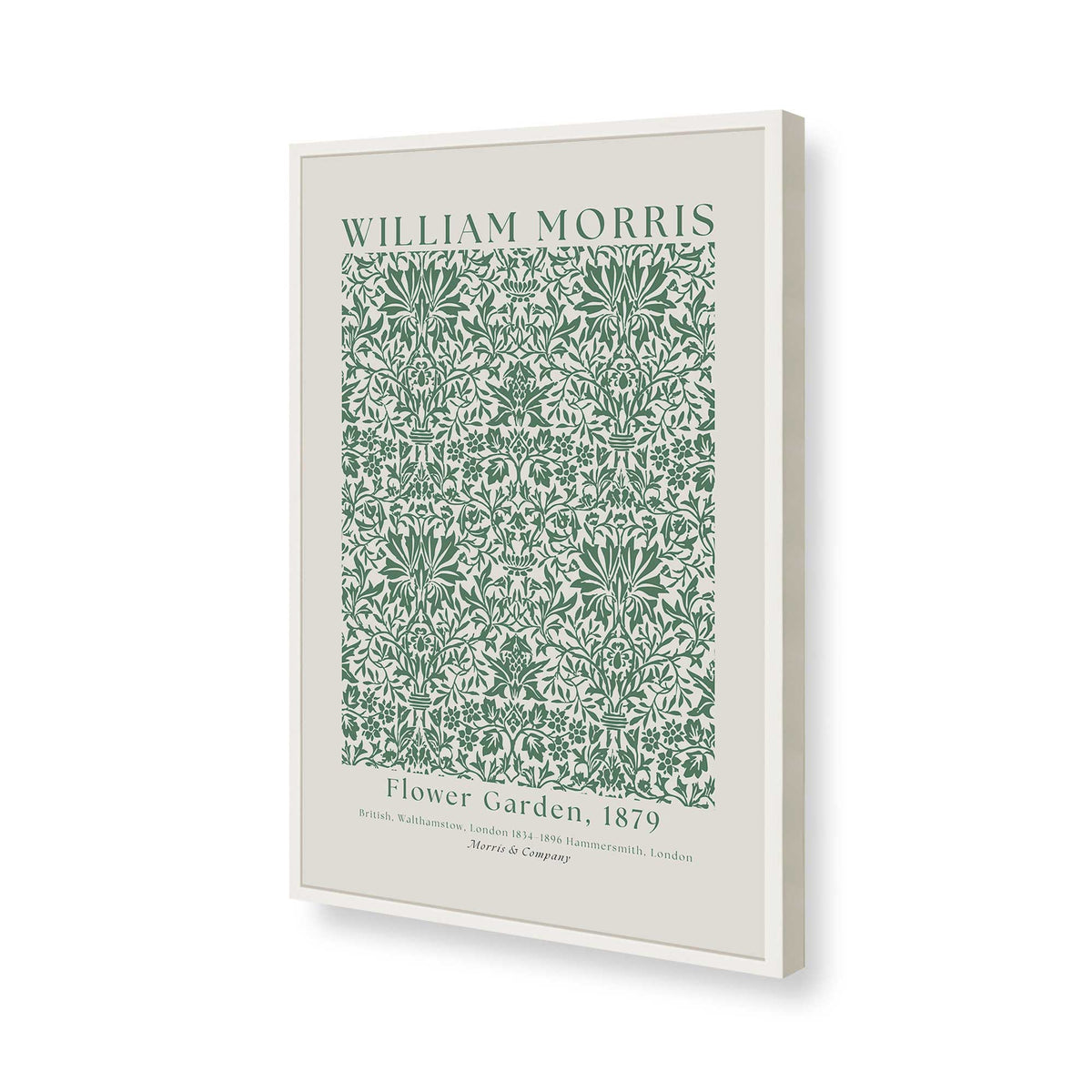 [Color:Opaque White], Picture of art in a Opaque White frame of the corner