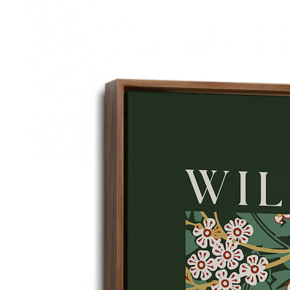 [Color:Walnut], Picture of art in a Walnut frame at an angle