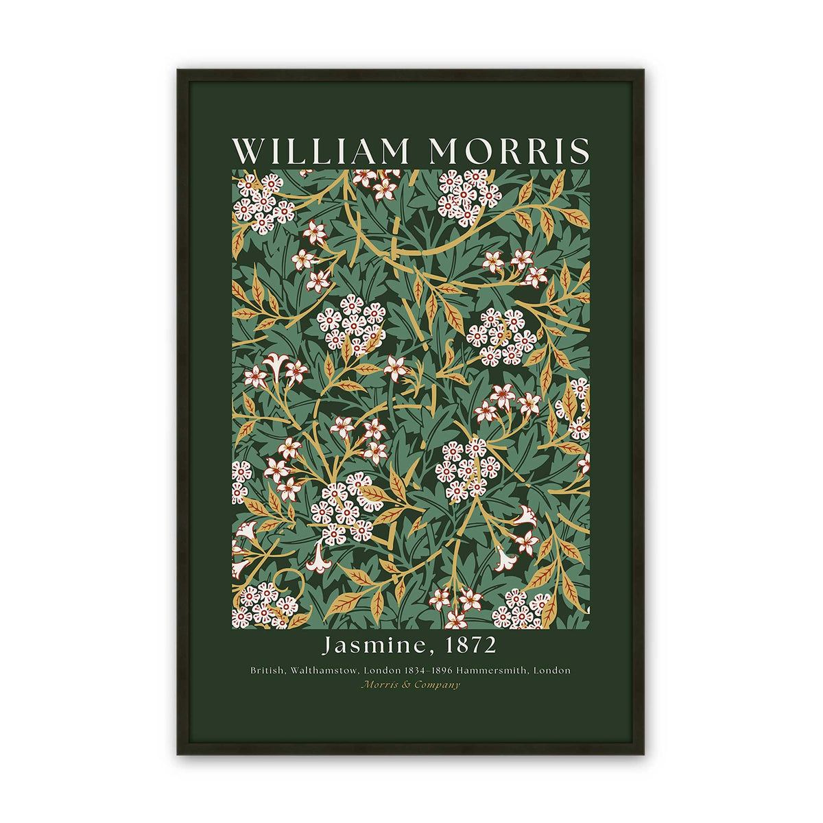 [Color:Satin Black], Picture of art in a Satin Black frame