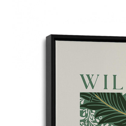 [Color:Satin Black], Picture of art in a Satin Black frame at an angle