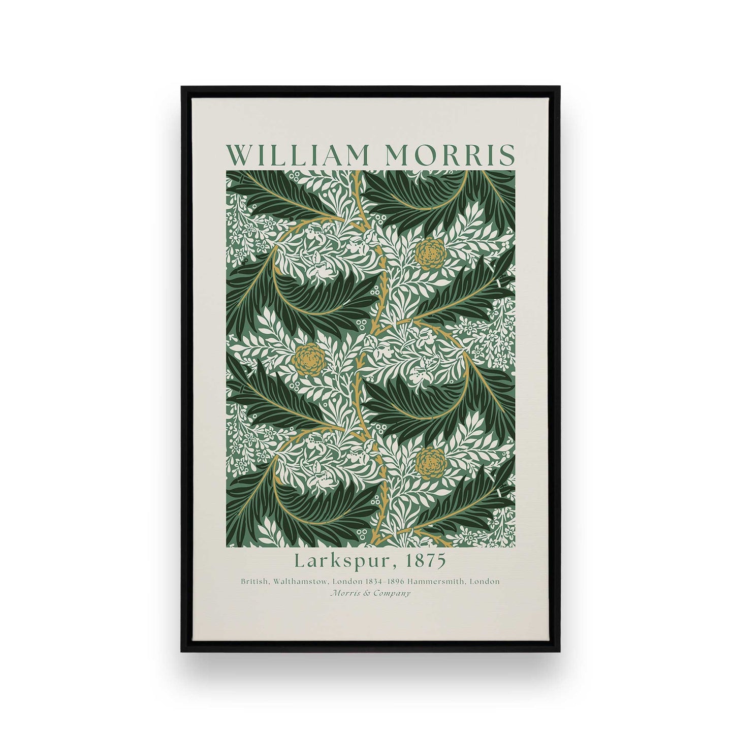 [Color:Satin Black], Picture of art in a Satin Black frame
