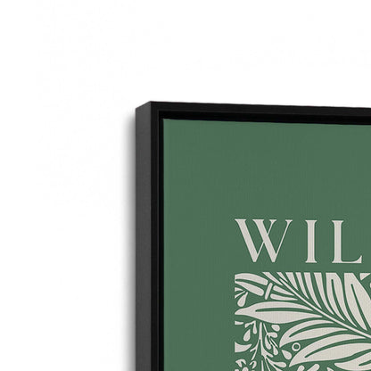[Color:Satin Black], Picture of art in a Satin Black frame at an angle