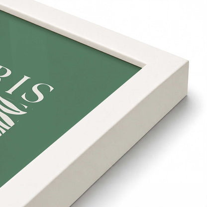 [Color:Opaque White], Picture of art in a Opaque White frame at an angle