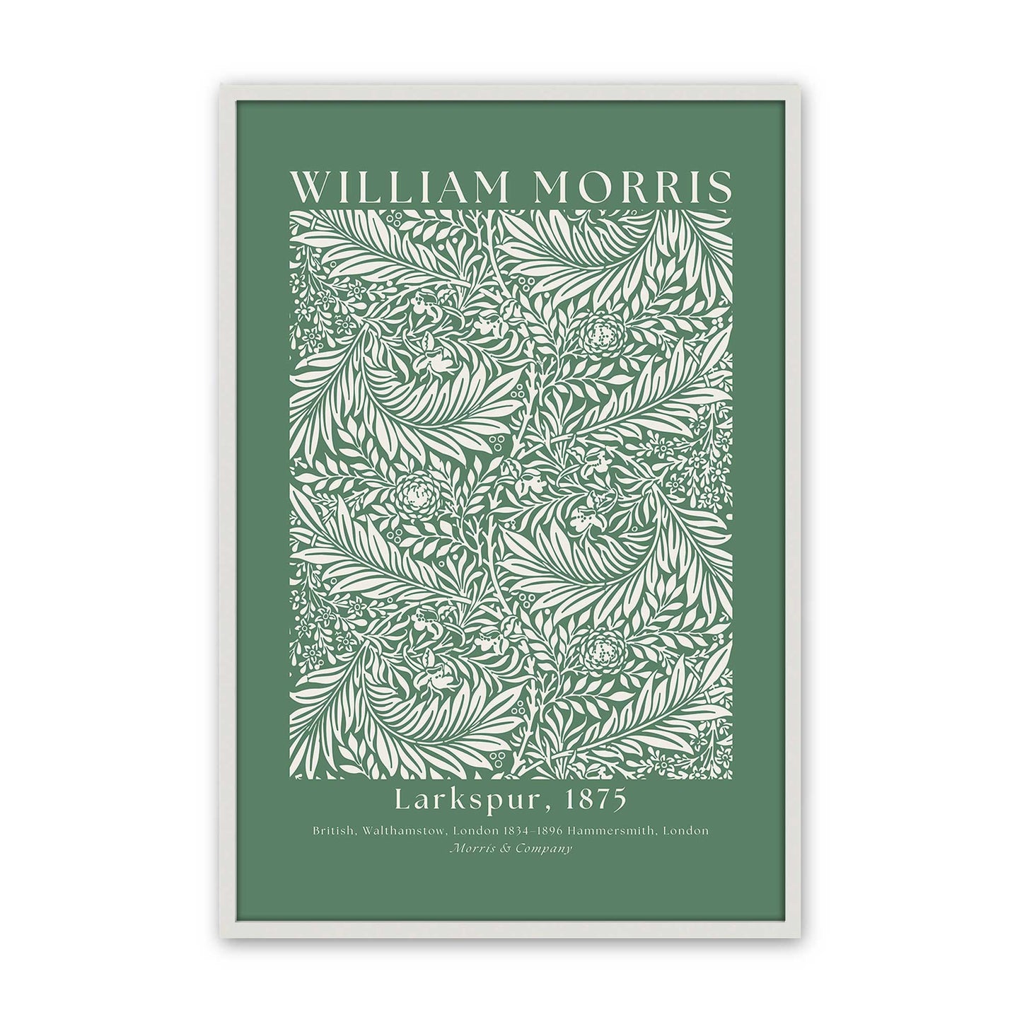 [Color:Opaque White], Picture of art in a Opaque White frame
