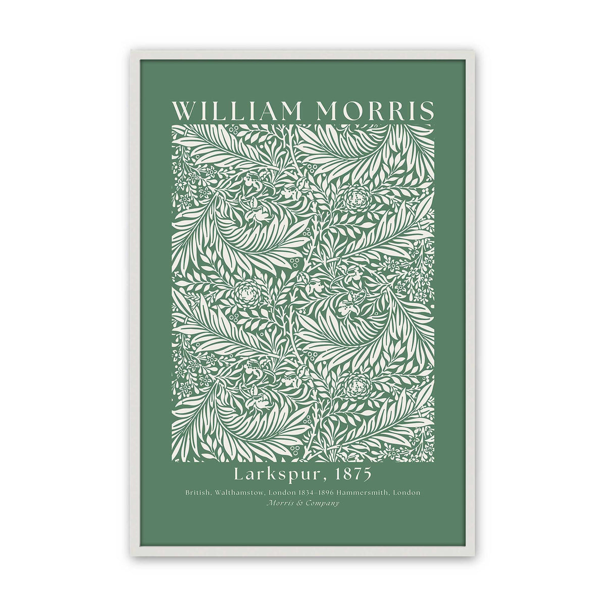[Color:Opaque White], Picture of art in a Opaque White frame