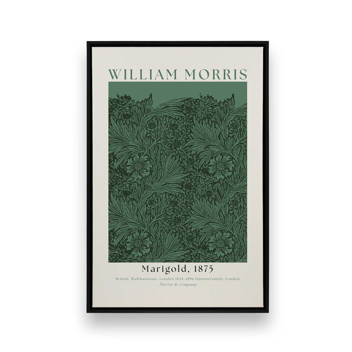 [Color:Satin Black], Picture of art in a Satin Black frame