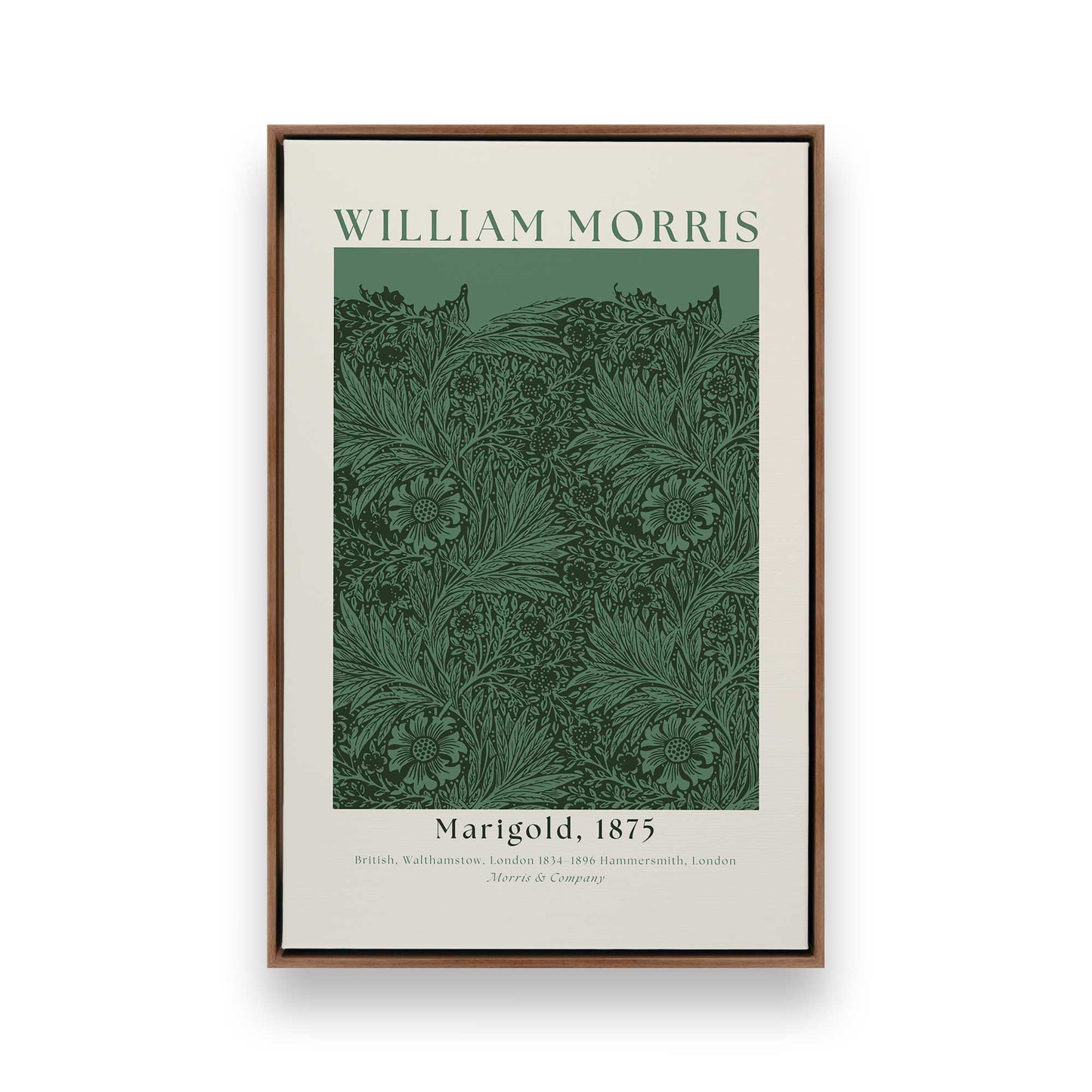 [Color:Walnut], Picture of art in a Walnut frame