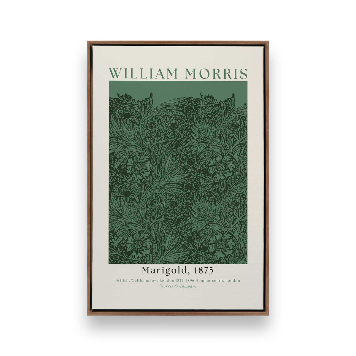 [Color:Walnut], Picture of art in a Walnut frame