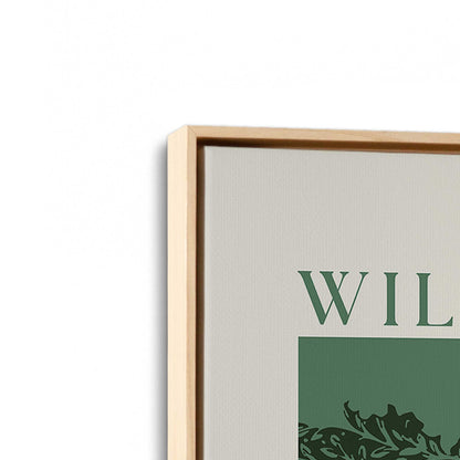 [Color:American Maple], Picture of art in a American Maple frame at an angle