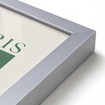 [Color:Polished Chrome], Picture of art in a Polished Chrome frame at an angle
