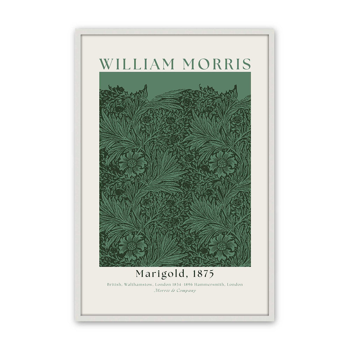 [Color:Opaque White], Picture of art in a Opaque White frame
