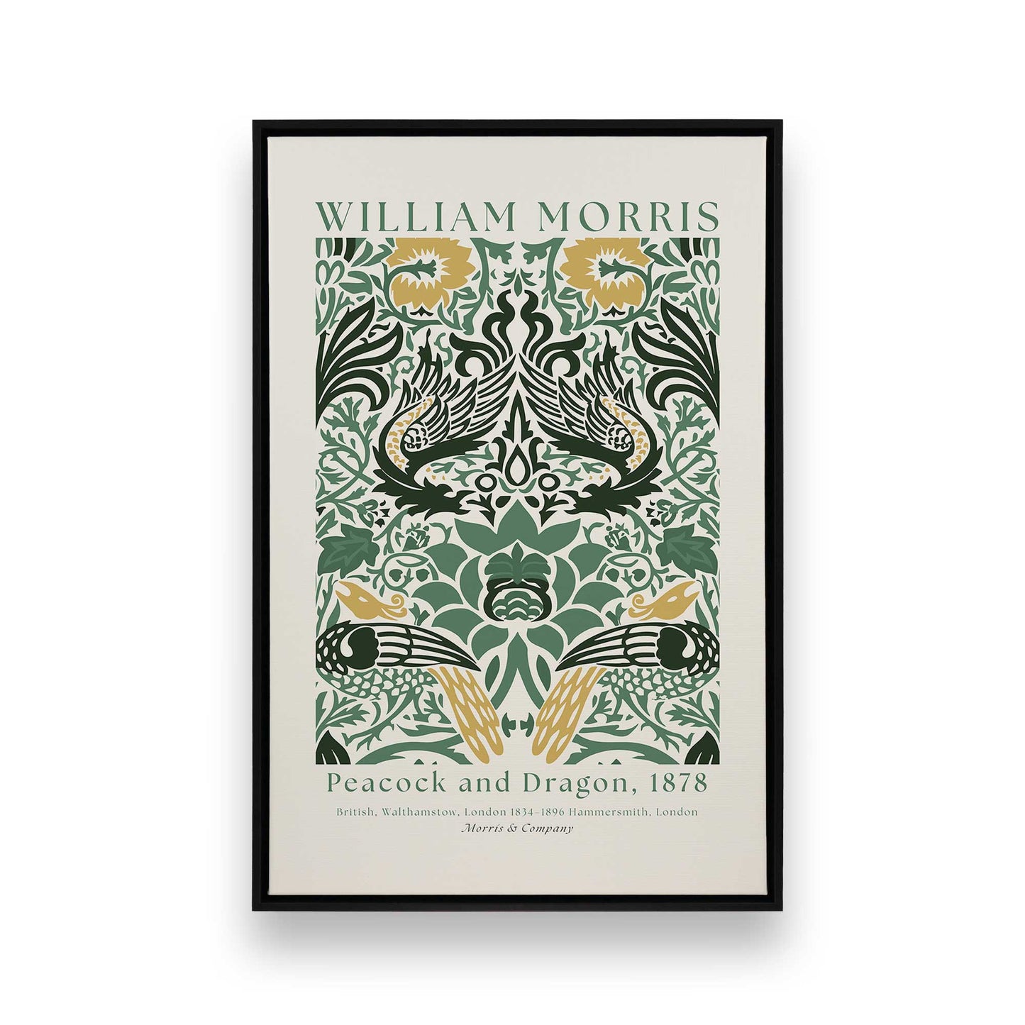 [Color:Satin Black], Picture of art in a Satin Black frame