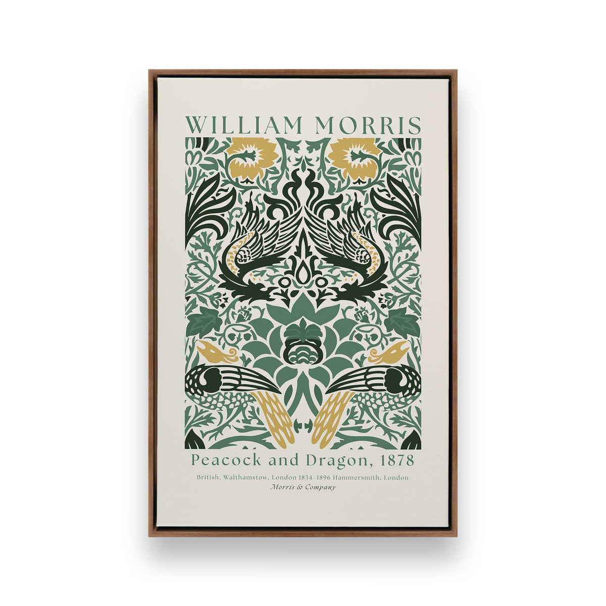[Color:Walnut], Picture of art in a Walnut frame
