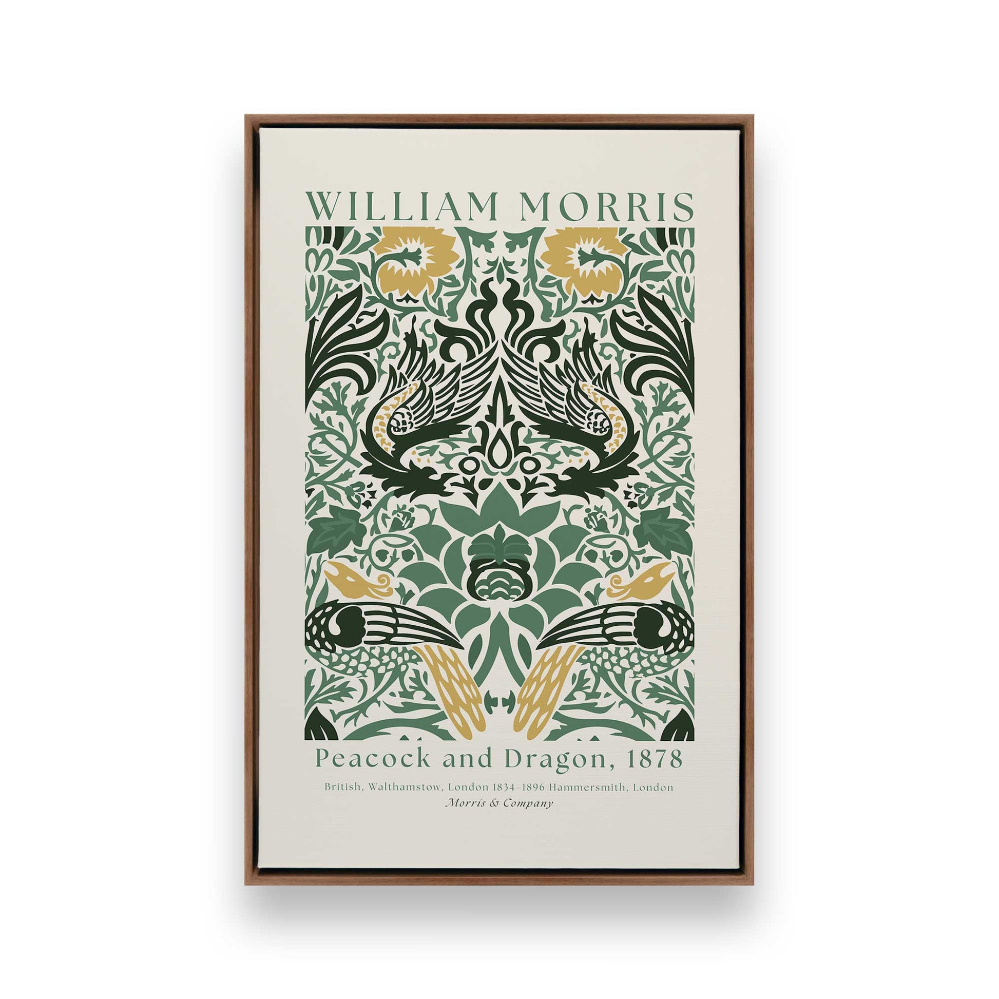 [Color:Walnut], Picture of art in a Walnut frame
