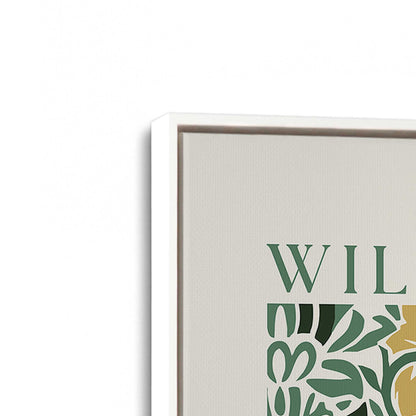 [Color:Opaque White], Picture of art in a White frame at an angle