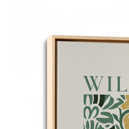 [Color:American Maple], Picture of art in a American Maple frame at an angle