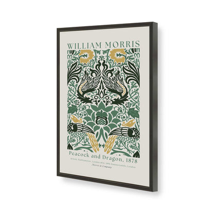[Color:Satin Black], Picture of art in a Satin Black frame of the corner