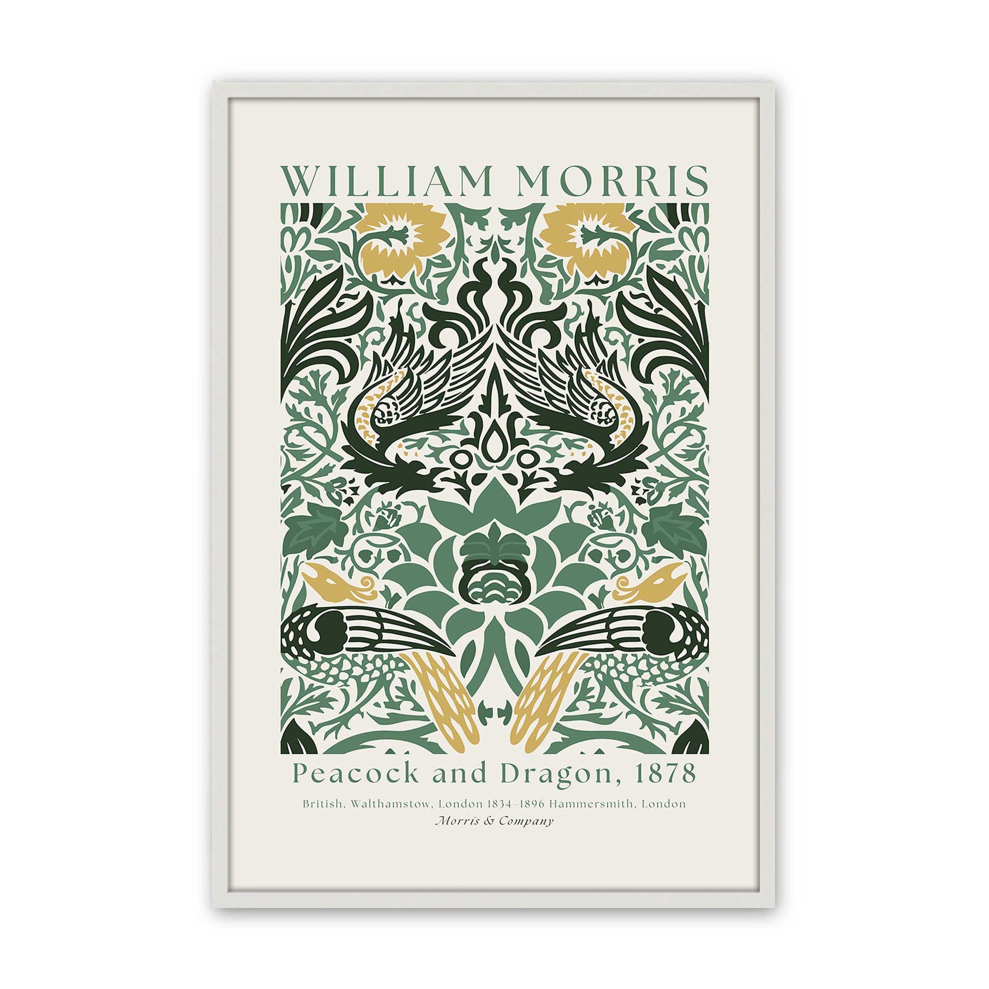 [Color:Opaque White], Picture of art in a Opaque White frame