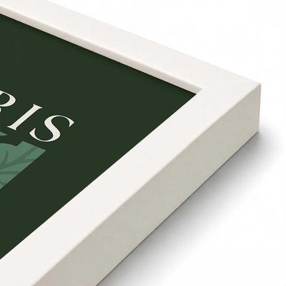[Color:Opaque White], Picture of art in a Opaque White frame at an angle