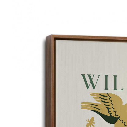 [Color:Walnut], Picture of art in a Walnut frame at an angle