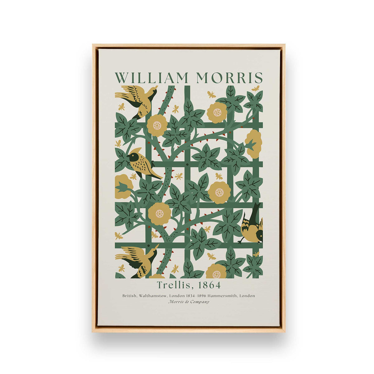 [Color:American Maple], Picture of art in a American Maple frame