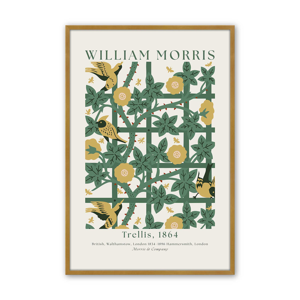 [Color:Polished Gold], Picture of art in a Polished Gold frame