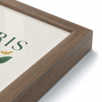 [Color:Walnut], Picture of art in a Walnut frame at an angle