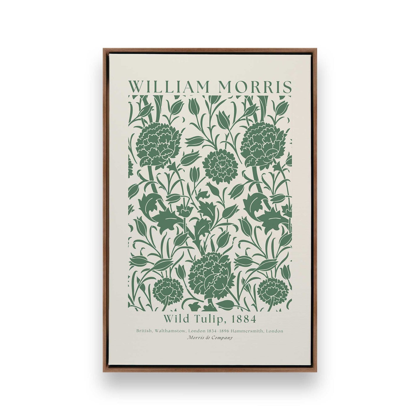 [Color:Walnut], Picture of art in a Walnut frame
