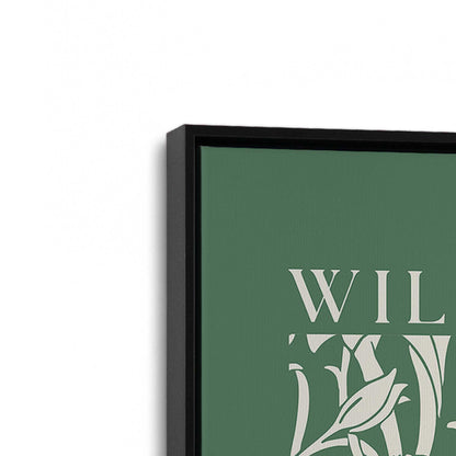[Color:Satin Black], Picture of art in a Satin Black frame at an angle