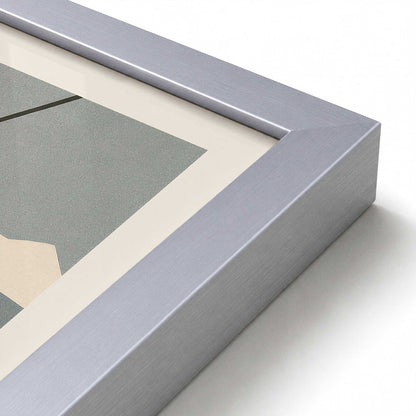 [Color:Polished Chrome], Picture of art in a Polished Chrome frame at an angle