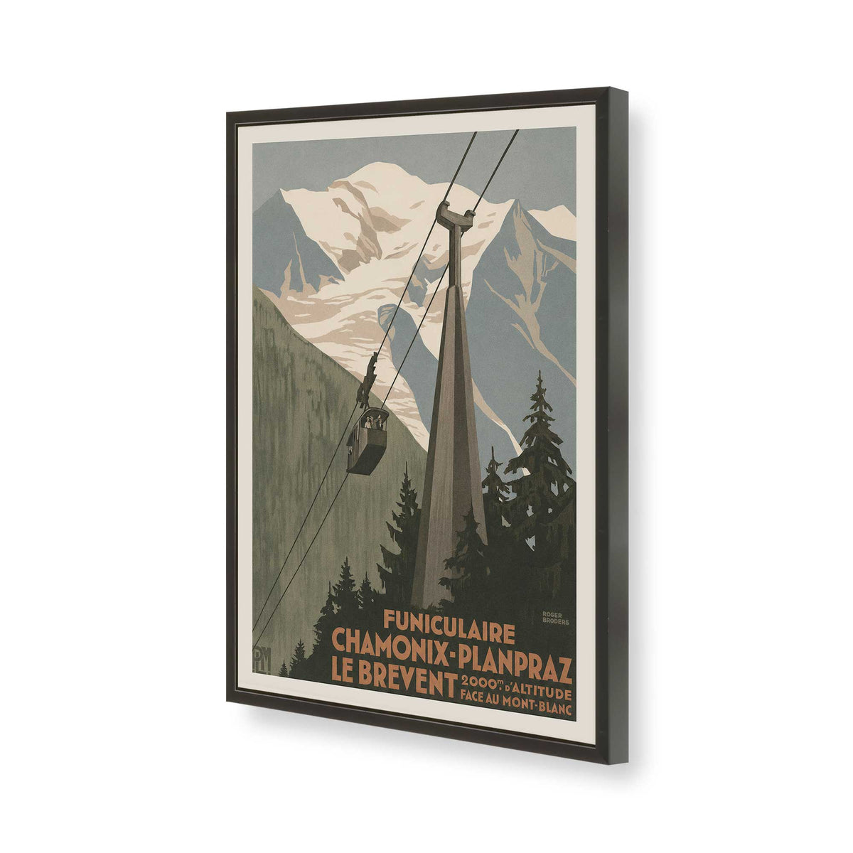 [Color:Satin Black], Picture of art in a Satin Black frame of the corner