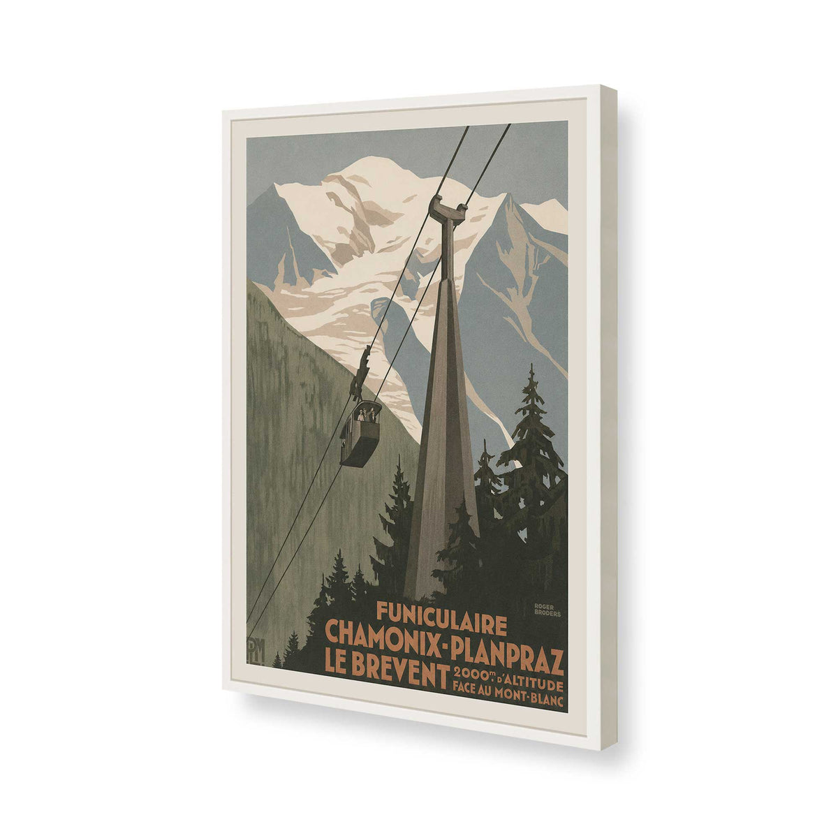 [Color:Opaque White], Picture of art in a Opaque White frame of the corner