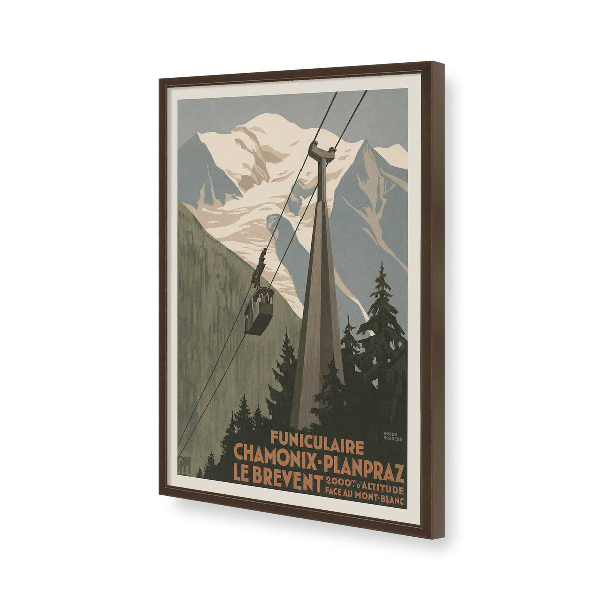 [Color:Belvinder Brown], Picture of art in a Belvinder Brown frame of the corner