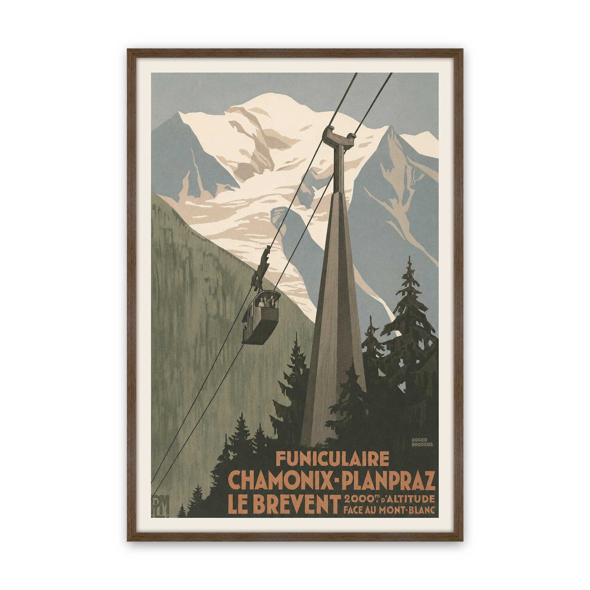 [Color:Walnut], Picture of art in a Walnut frame