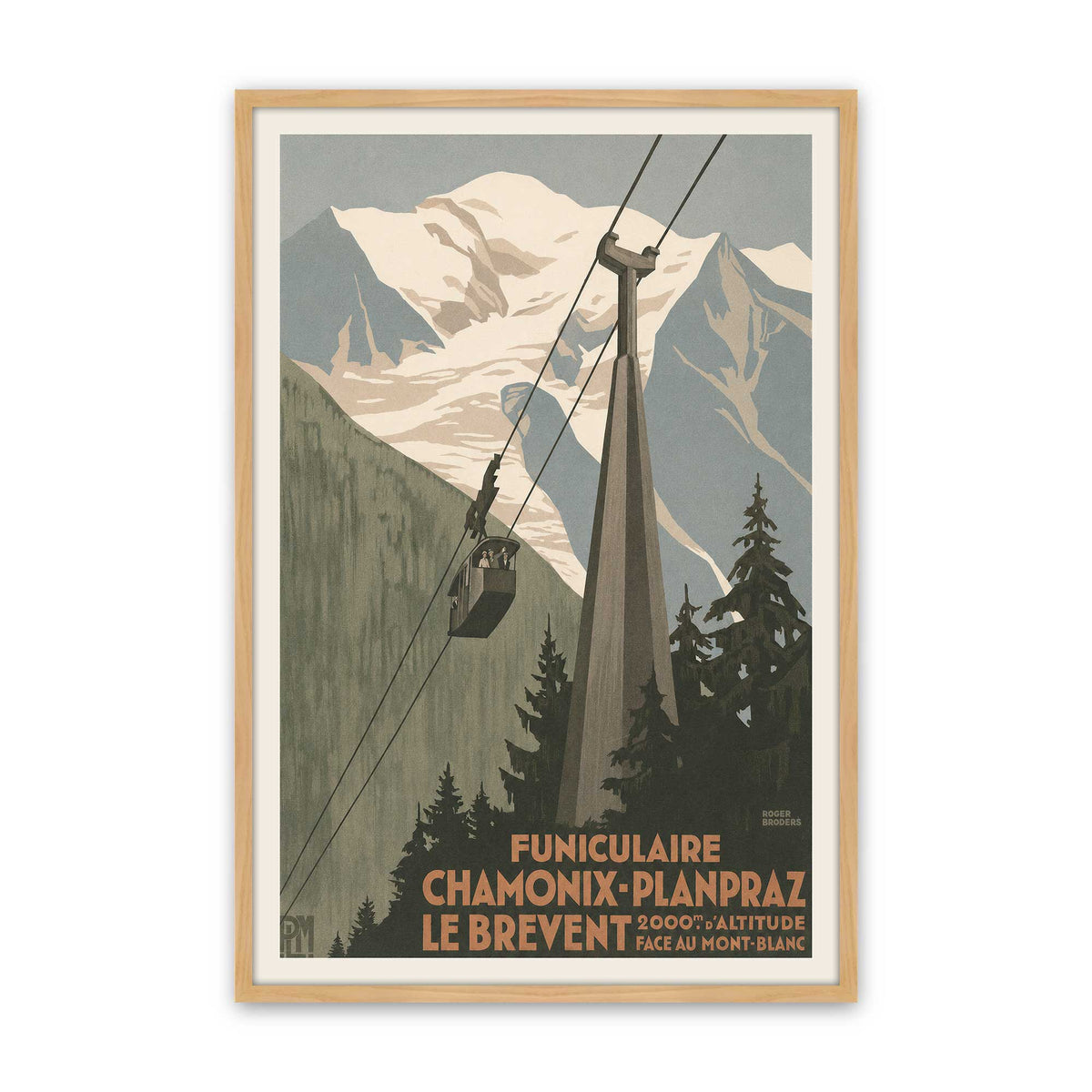 [Color:American Maple], Picture of art in a American Maple frame