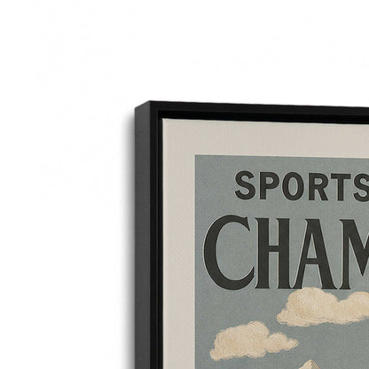 [Color:Satin Black], Picture of art in a Satin Black frame at an angle