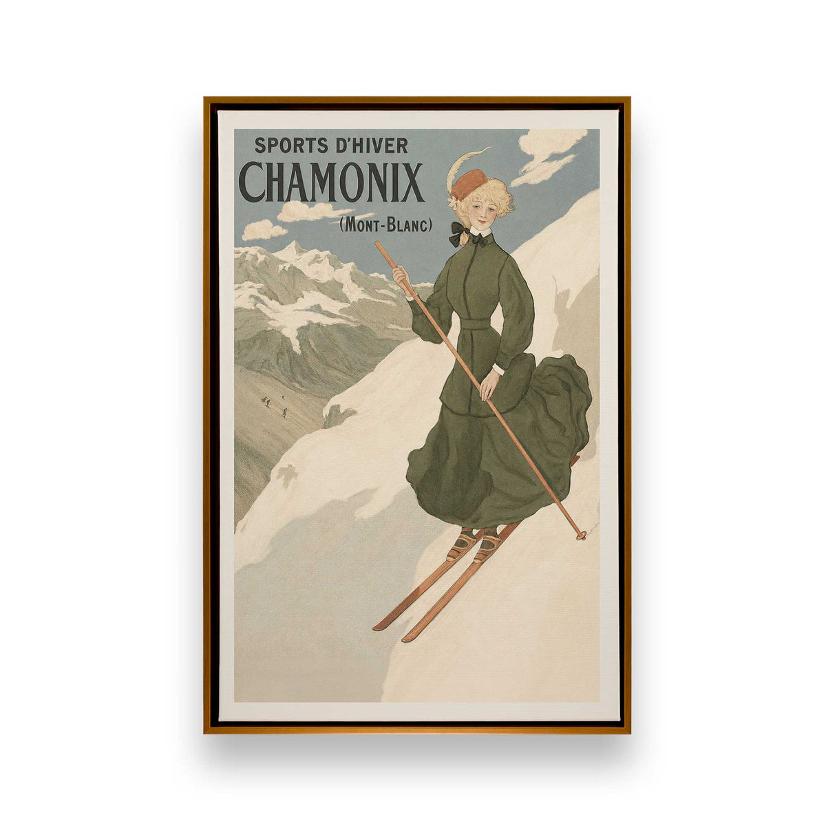 [Color:Polished Gold], Picture of art in a Polished Gold frame