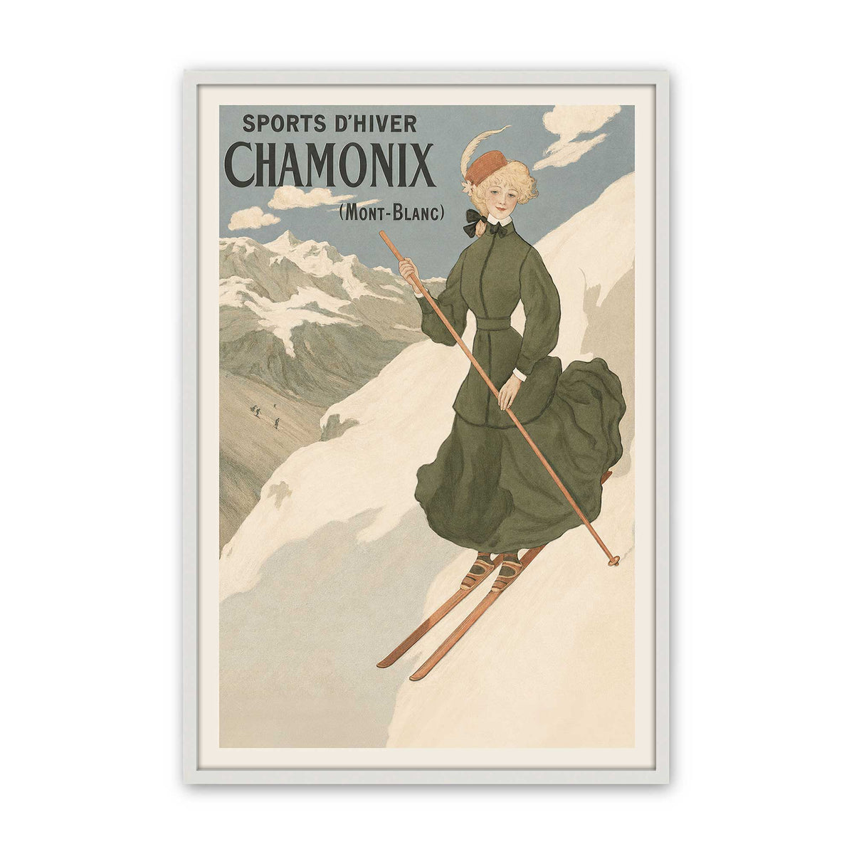 [Color:Opaque White], Picture of art in a Opaque White frame