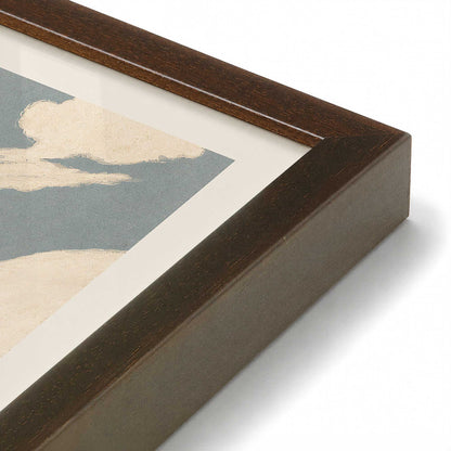 [Color:Belvinder Brown], Picture of art in a Belvinder Brown frame at an angle