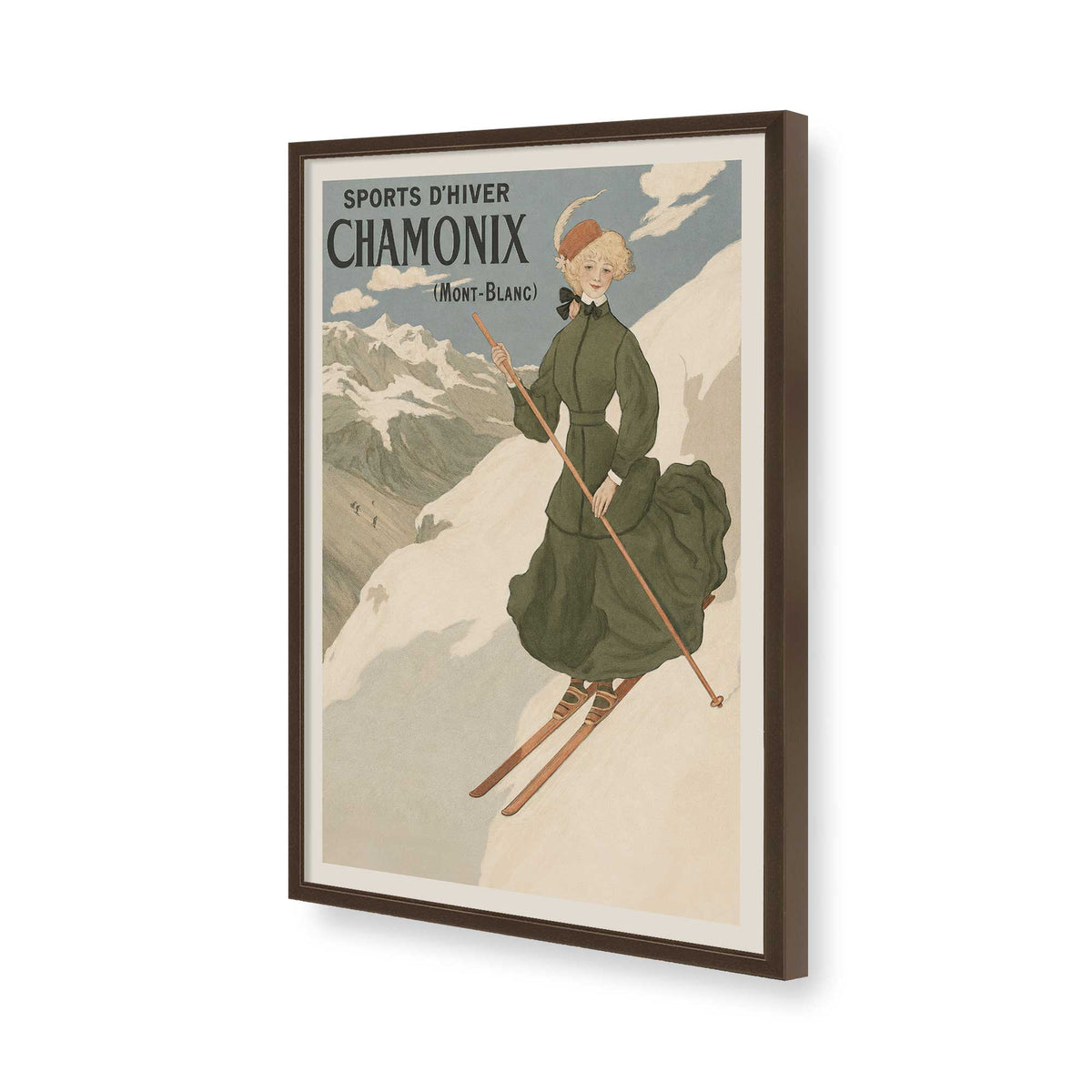 [Color:Belvinder Brown], Picture of art in a Belvinder Brown frame of the corner